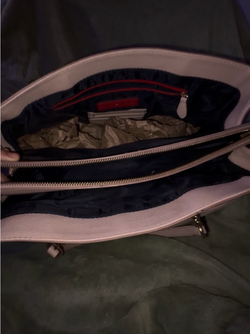 Michael Kors Blush Pink Leather Tote with Gold Hardware - Picture 5 of 5